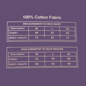 Deshi Panjabi– 100% Cotton - Premium Quality - Maroon - Image 3