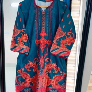 Trendy 3 Piece Set for Everyday Wear- Peacock - Image 3